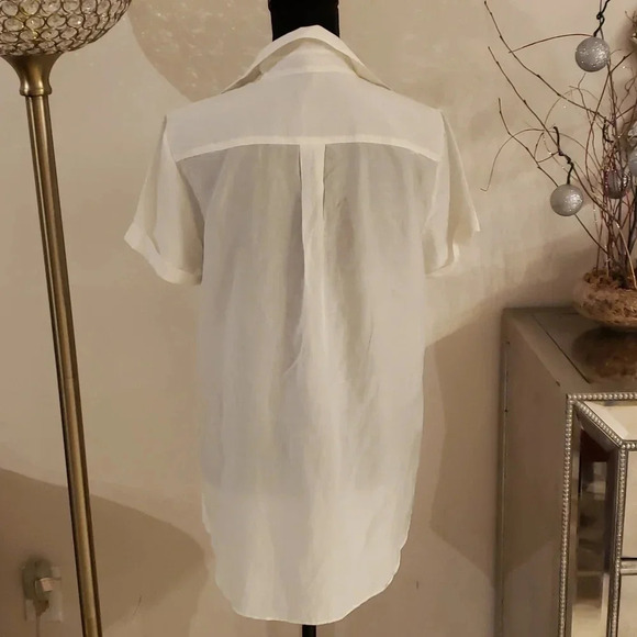 bcbgmaxazria cotton/silk top size S - Picture 3 of 5